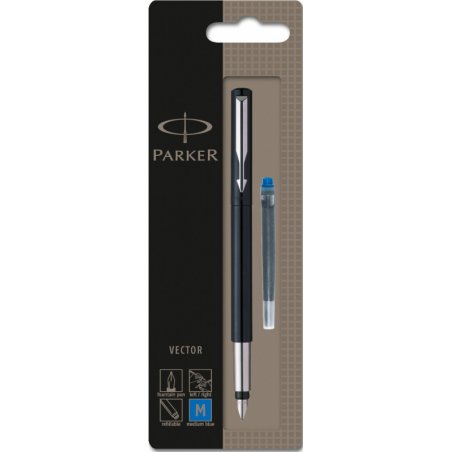 PARKER Stylo plume VECTOR, taille de plume: M, noir