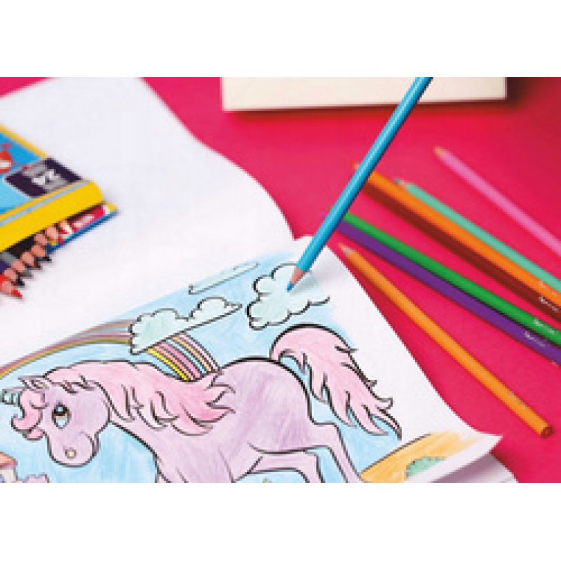 Paper:Mate Crayons de couleur Kids Colouring, blister de 12