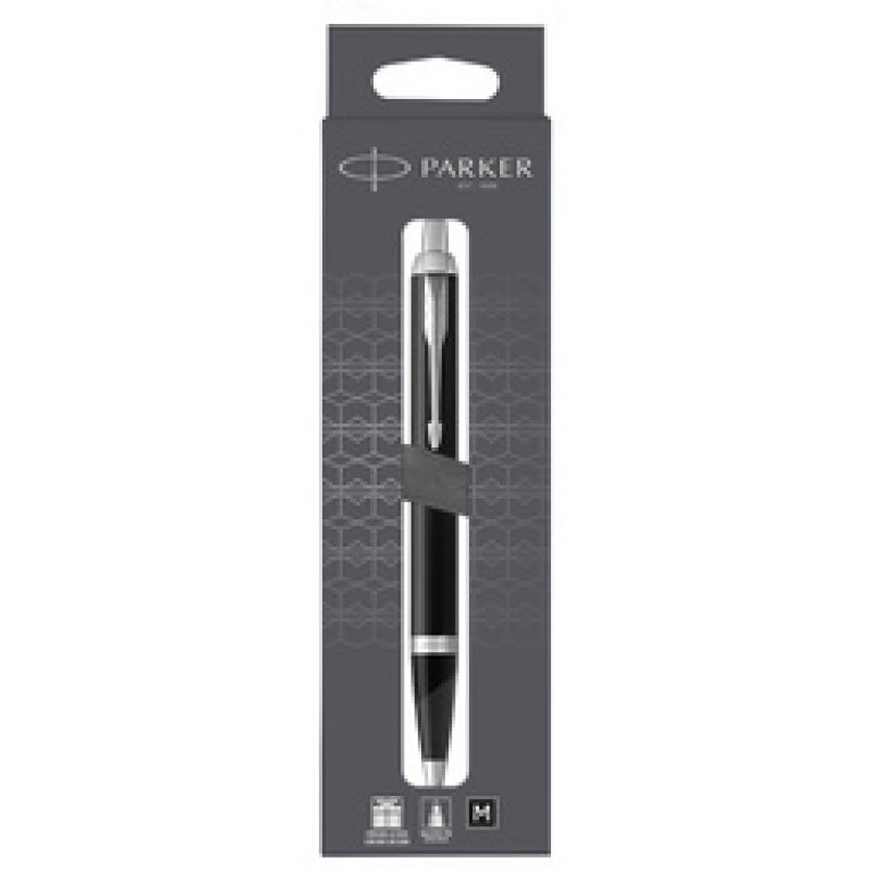 PARKER Stylo à bille rétractable IM Acier C.T.