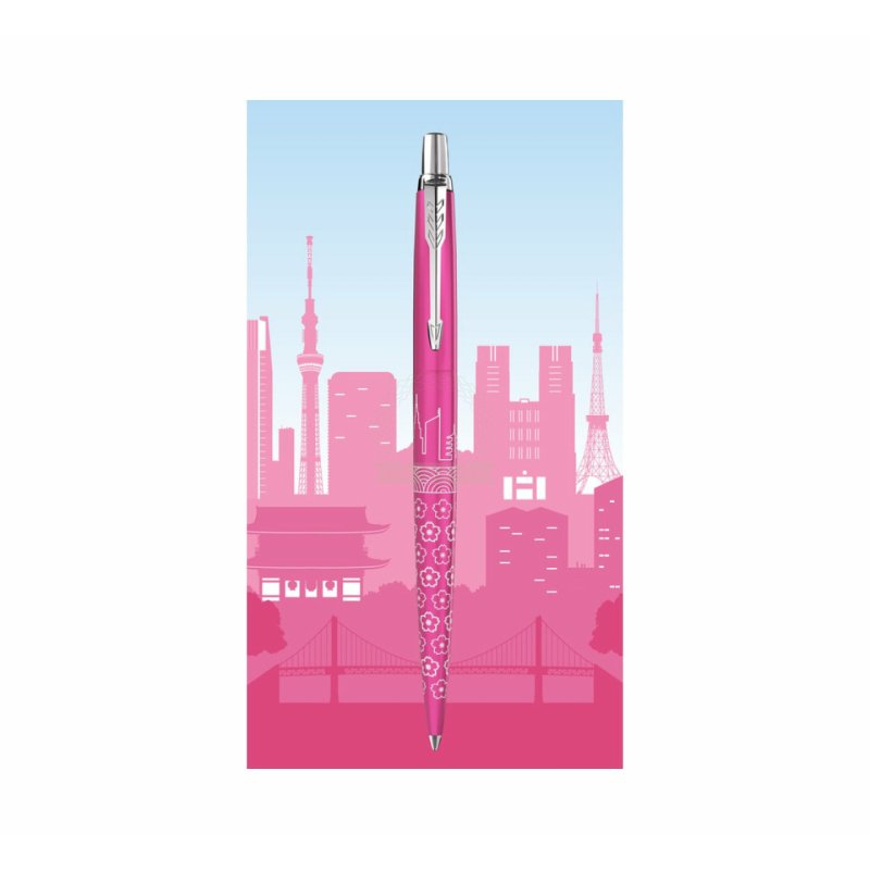 Parker 2198195 stylo à bille Bleu Stylo à bille rétractable avec clip Moyen 1 pièce(s)