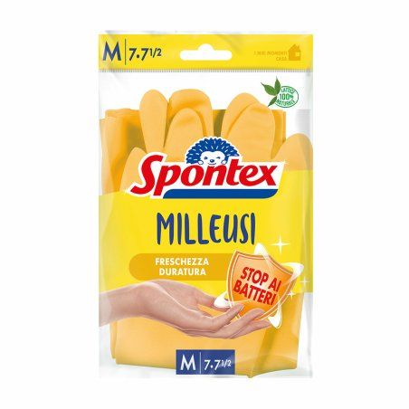 Spontex 12202167 gant de nettoyage Latex Jaune Unisexe M