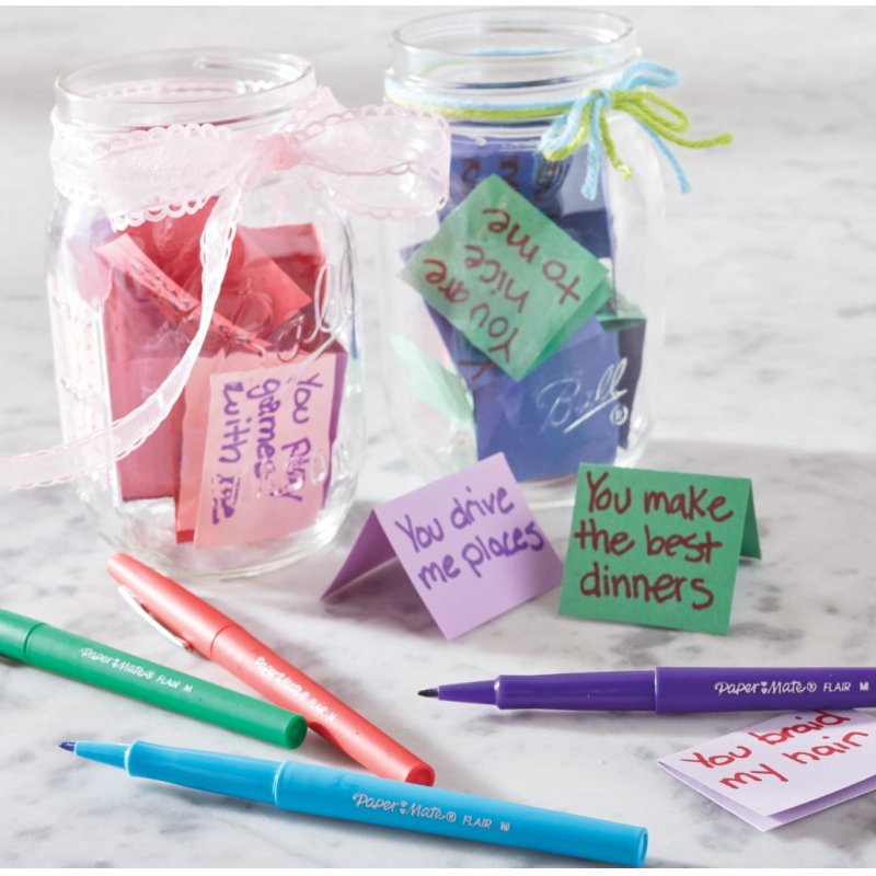 Papermate Flair stylo-feutre Moyen Couleurs assorties 4 pièce(s)