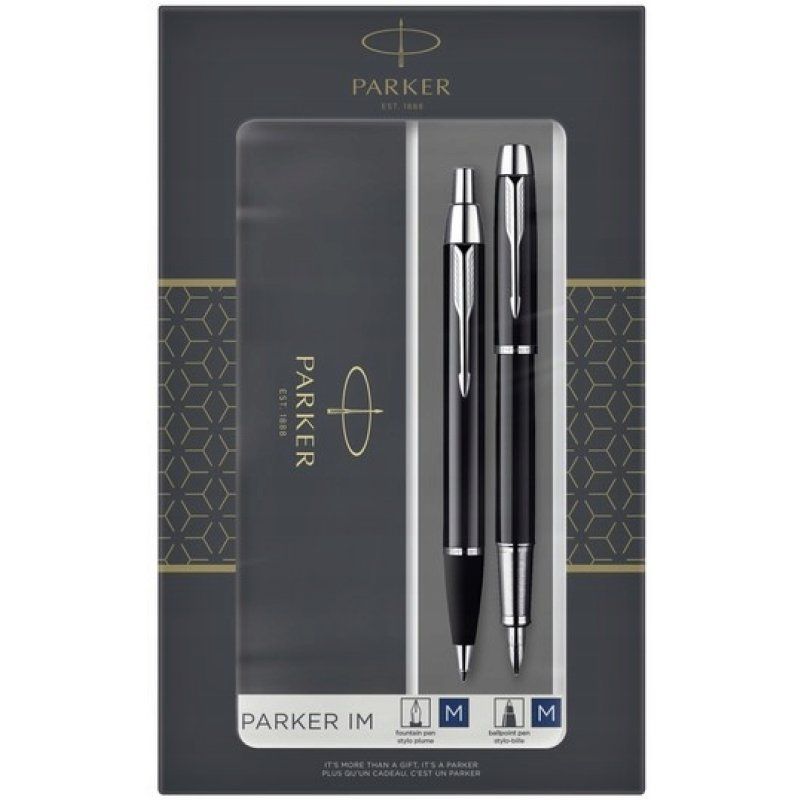 Parker 2093215 Ensemble de stylos Noir, Argent 2 pièce(s)