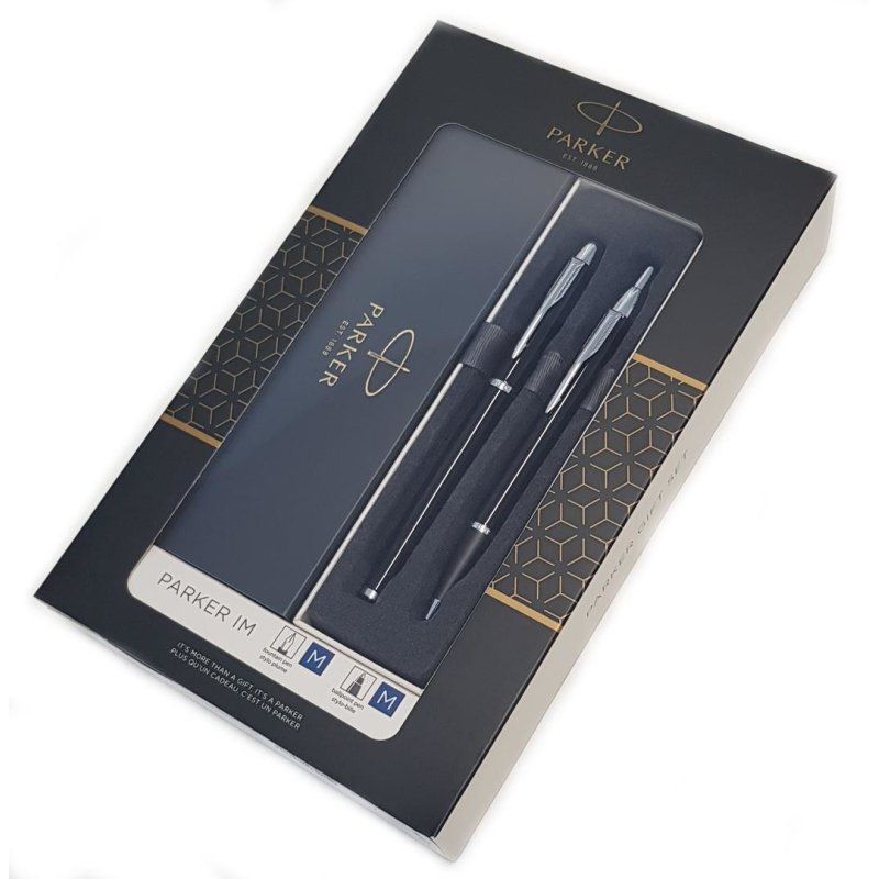 Parker 2093215 Ensemble de stylos Noir, Argent 2 pièce(s)