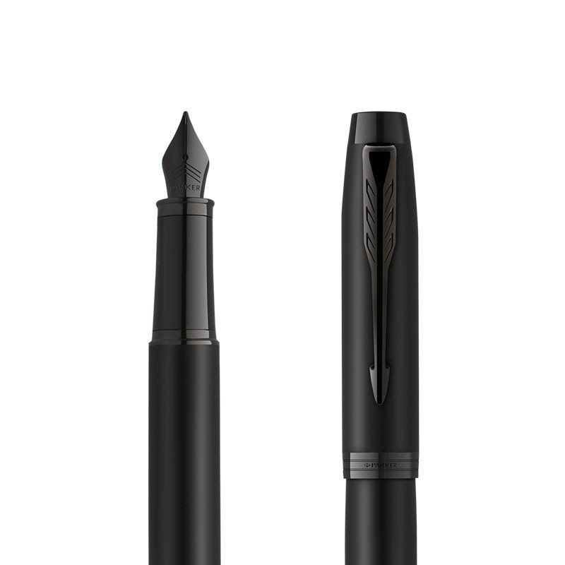 Parker IM Achromatic stylo-plume Système de remplissage cartouche Noir 1 pièce(s)