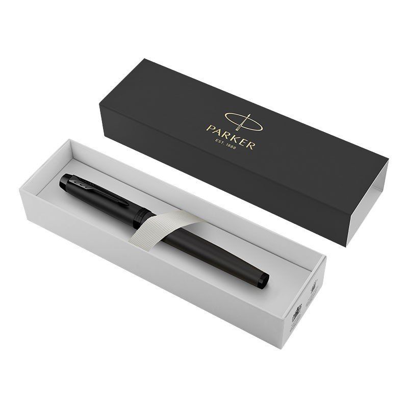 Parker IM Achromatic stylo-plume Système de remplissage cartouche Noir 1 pièce(s)