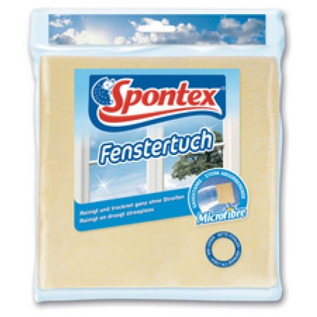 Spontex Chiffon microfibre pour fenêtre, jaune