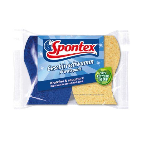 Spontex 19321008 éponge Bleu, Jaune 2 pièce(s)