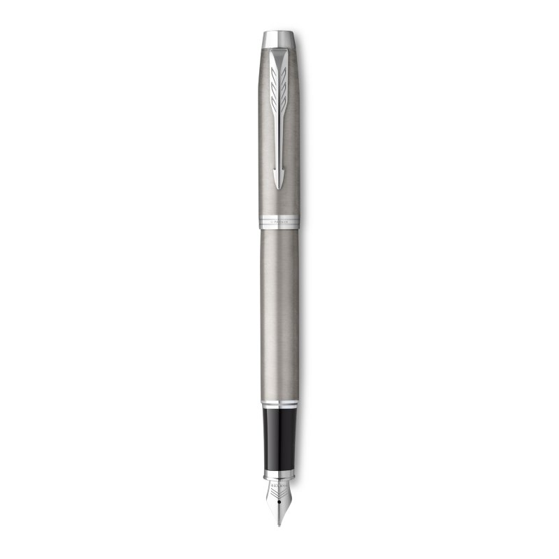 Parker IM stylo-plume Noir, Acier inoxydable 1 pièce(s)