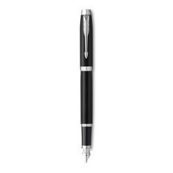 Parker IM stylo-plume Noir, Acier inoxydable 1 pièce(s)