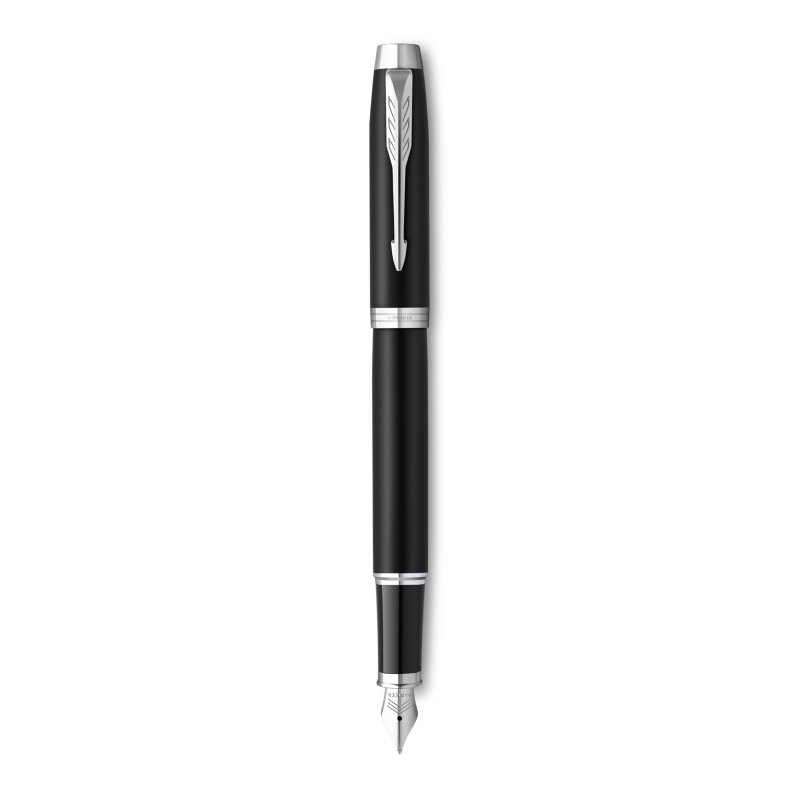 Parker IM stylo-plume Noir, Acier inoxydable 1 pièce(s)