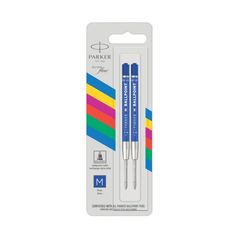 Parker Quinkflow Medium Blue 2 pc(s)