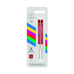 PARKER Recharge pour stylo à bille QUINKflow ECO, M, rouge