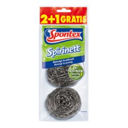 Spontex Spirale à récurer en inox Spirinett, 2 1 GRATUIT