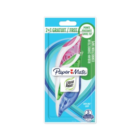 Papermate 3501178628838 correction tape 8.5 m Multicolour 3 pc(s)