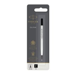 PARKER Recharge pour rollerball QUINK, 0,5 mm, blister, noir