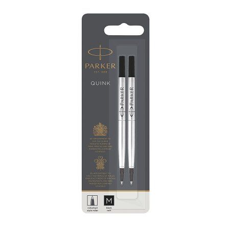 Parker 1950325 recharge pour stylos Moyen Noir 2 pièce(s)