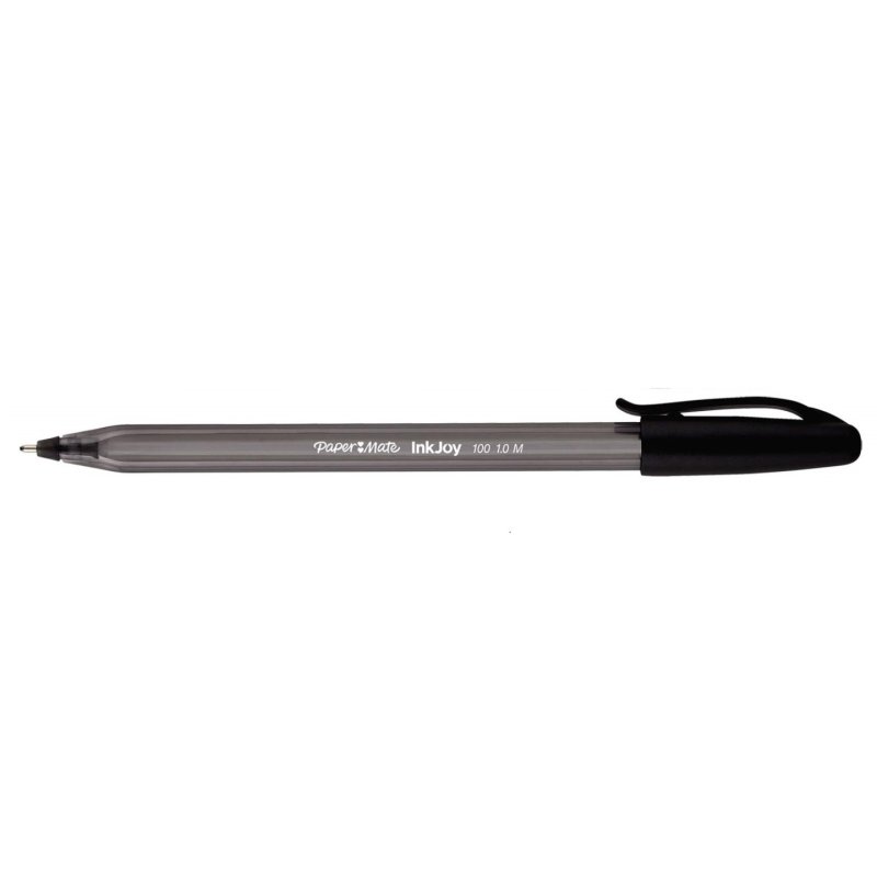 Papermate InkJoy 100 ST Black Stick ballpoint pen Medium 8 pc(s)
