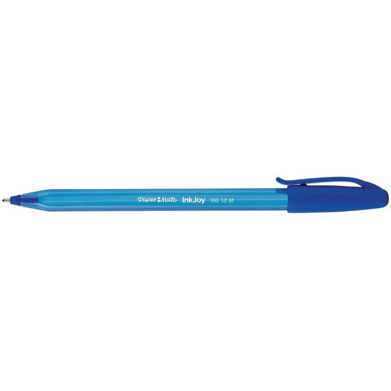 Papermate InkJoy 100 ST Blue Stick ballpoint pen Medium 8 pc(s)