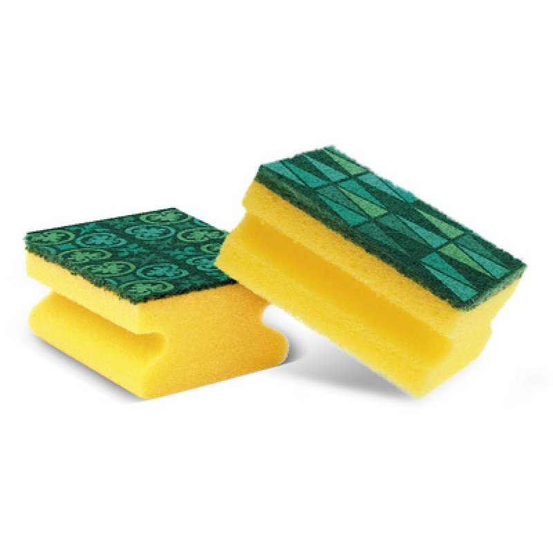 Spontex Éponge Mosaik, pack de 3, assorti