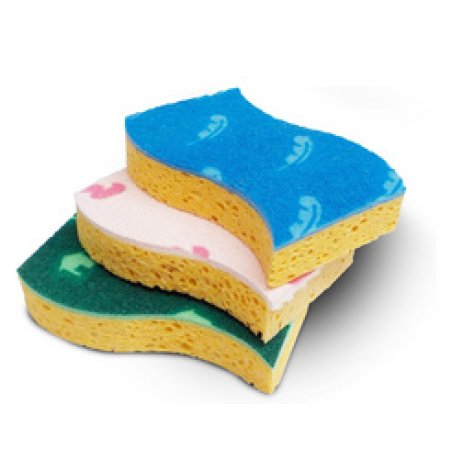 Spontex Set d'éponges Sweet Home, pack de 3