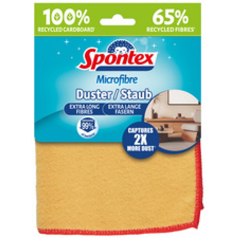 Spontex Chiffon microfibre à poussière, jaune