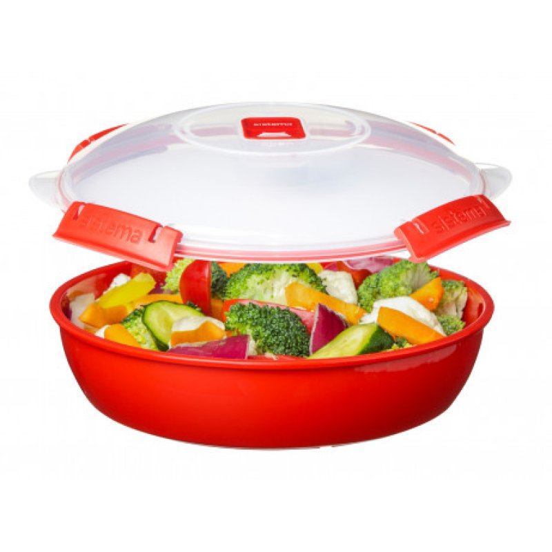 Sistema Boîte pour micro-ondes MICROWAVE, 1,29 l, rouge