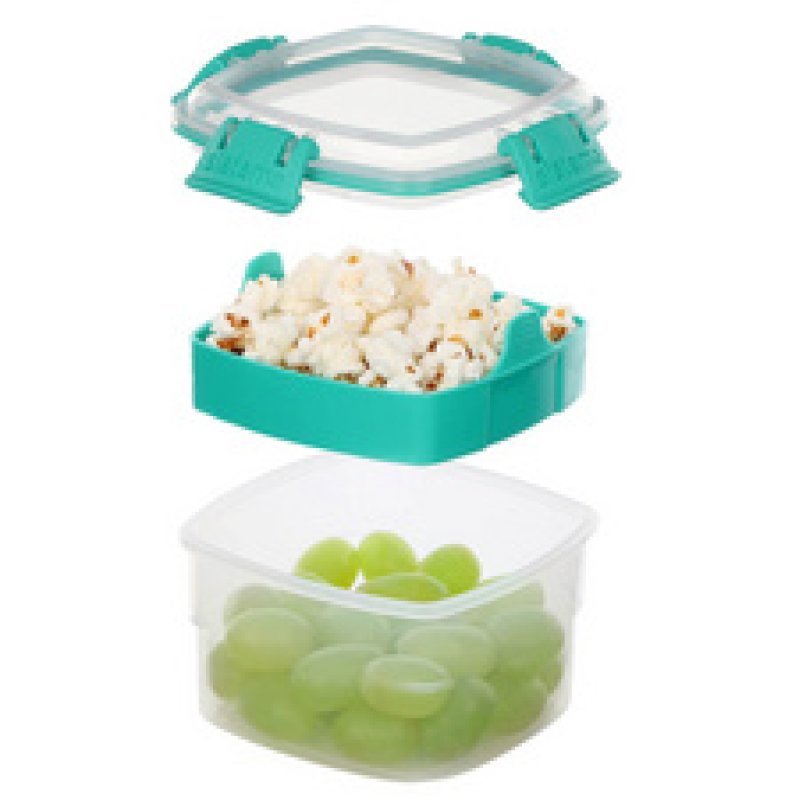 Sistema Boîte à snack SNACKS TO GO, 400 ml, vert menthe