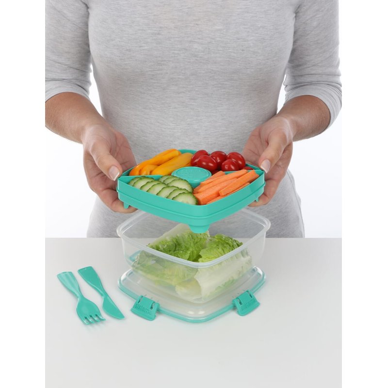 Sistema Boîte à salade SALAD TO GO, 1,1 l, couleurs assortis