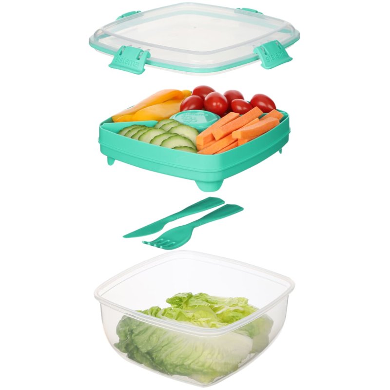 Sistema Boîte à salade SALAD TO GO, 1,1 l, couleurs assortis