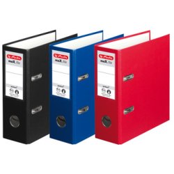 herlitz Classeur PP maX.file protect, A5 paysage, noir