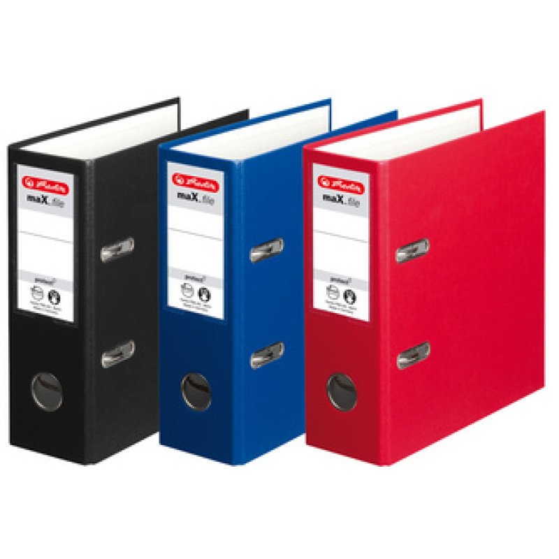 herlitz Classeur PP maX.file protect, A5 paysage, noir