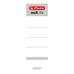 Herlitz maX.file self-adhesive label Rectangle White 10 pc(s)