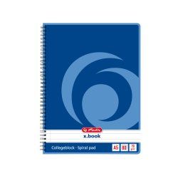 Herlitz 297515 writing notebook A5 80 sheets Blue