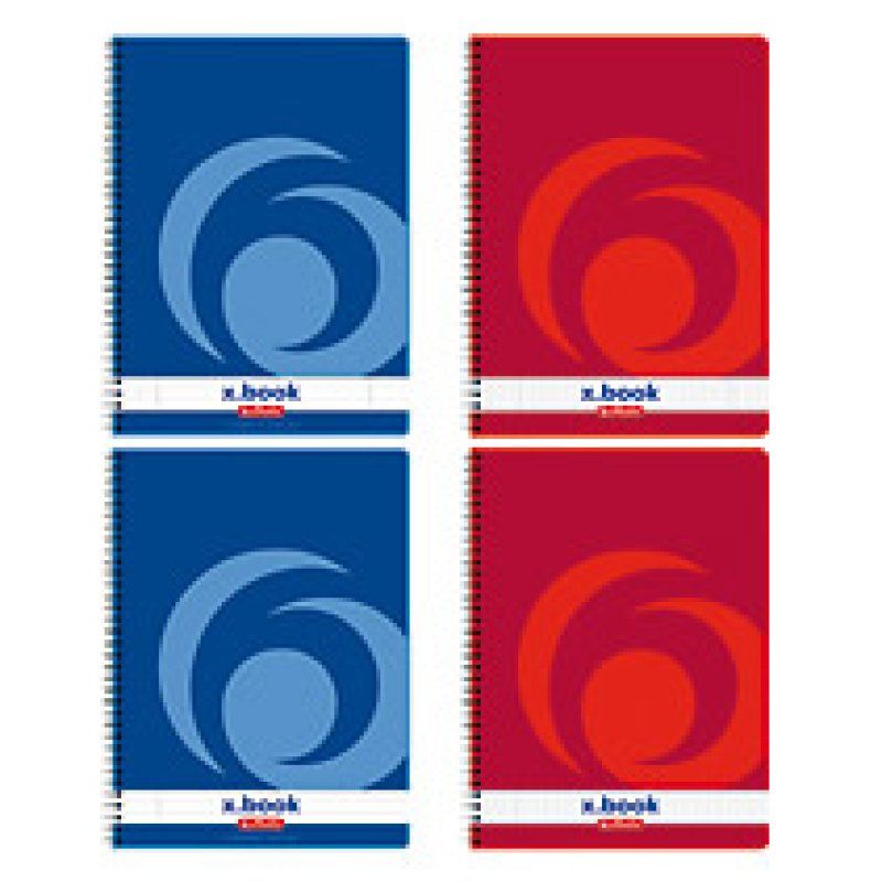 Herlitz 10834117 bloc-notes A4 80 feuilles Rouge