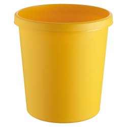 helit Corbeille à papier "the german", 18 litres, PE, jaune