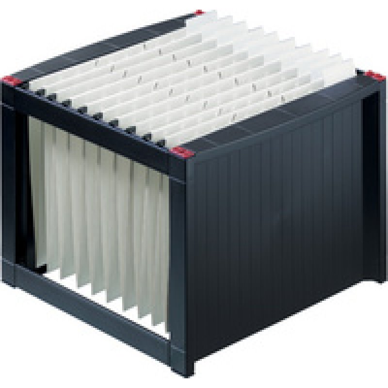 helit Bac pour dossiers suspendus "the rack", bleu