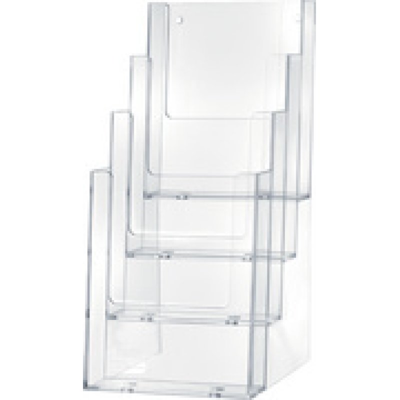helit Porte-brochures de table "the helpdesk", transparent