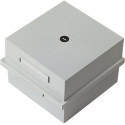 helit Boîte à fiches "the admin" A6 paysage, gris lumière