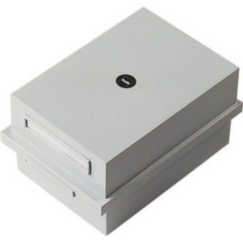 helit Boîte à fiches "the admin" A6 paysage, gris lumière