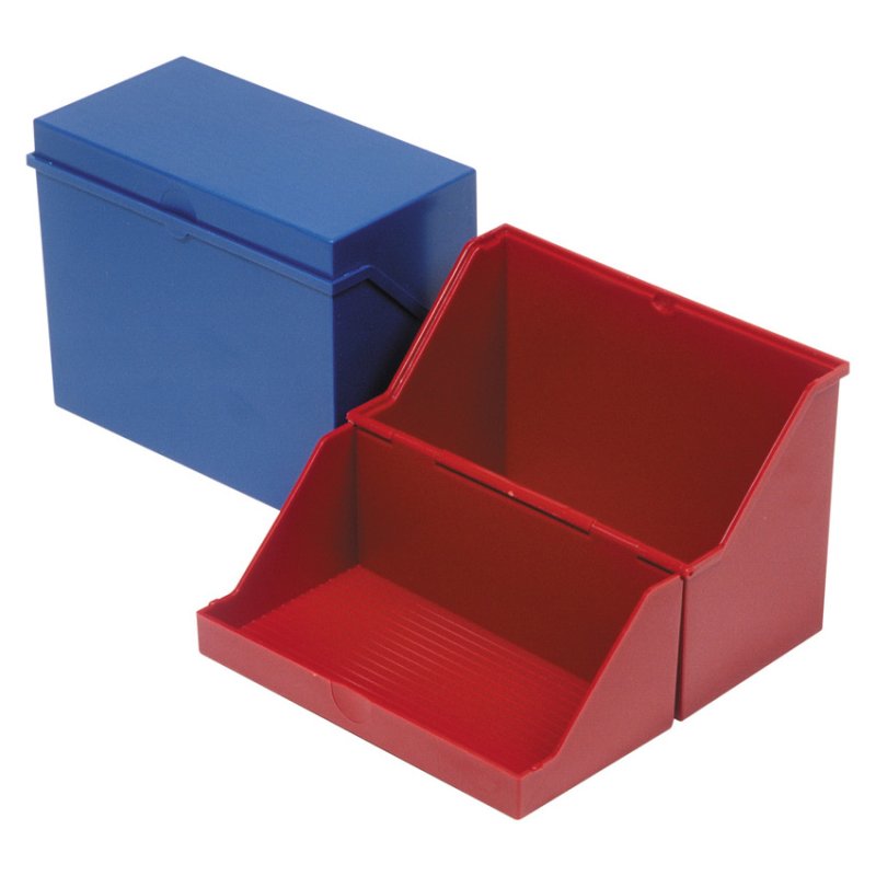 Helit H6214625 bac de rangement de bureau Plastique Rouge