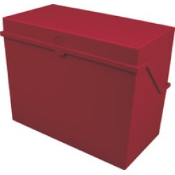 helit Petite boîte à fiches "the index" A6 paysage, noir