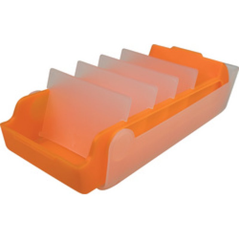 helit Boîte à fiches éducatives "the beebox" A7, orange