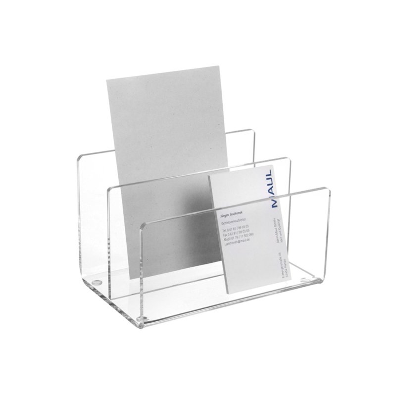 MAUL 1952005 rangement de cartes de visites Acrylique Transparent