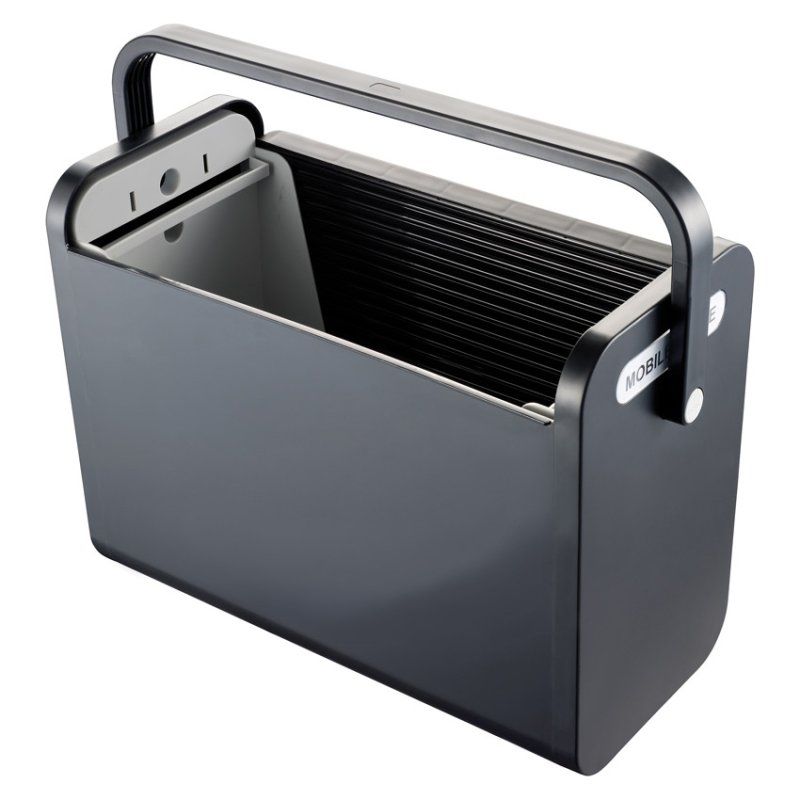 helit Boîte pour dossiers suspendus "the mobil box", noir