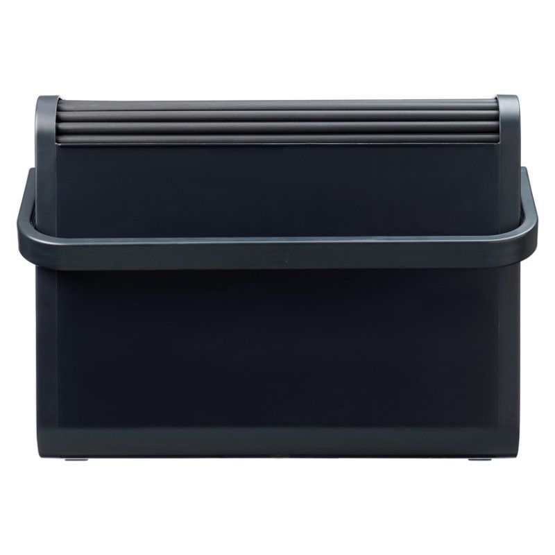 Helit H6110195 Boîte de rangement Rectangulaire Plastique Noir
