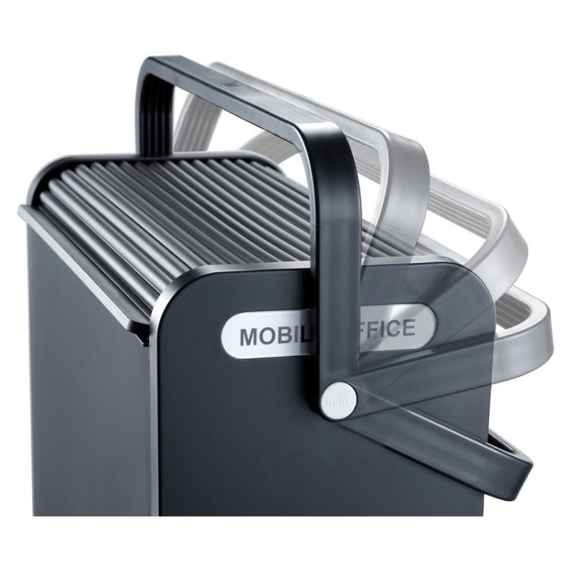 helit Boîte pour dossiers suspendus "the mobil box", noir