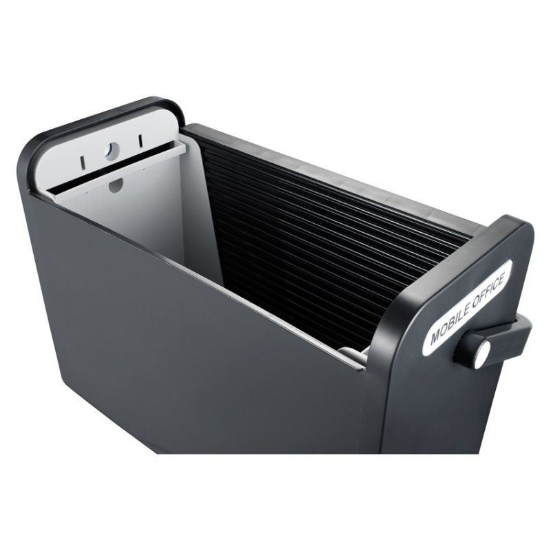 helit Boîte pour dossiers suspendus "the mobil box", noir