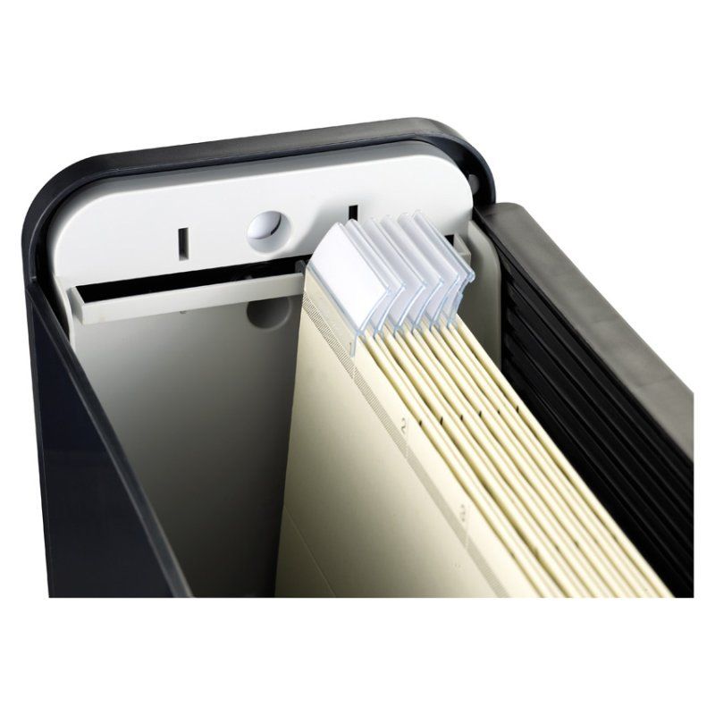 Helit H6110195 Boîte de rangement Rectangulaire Plastique Noir