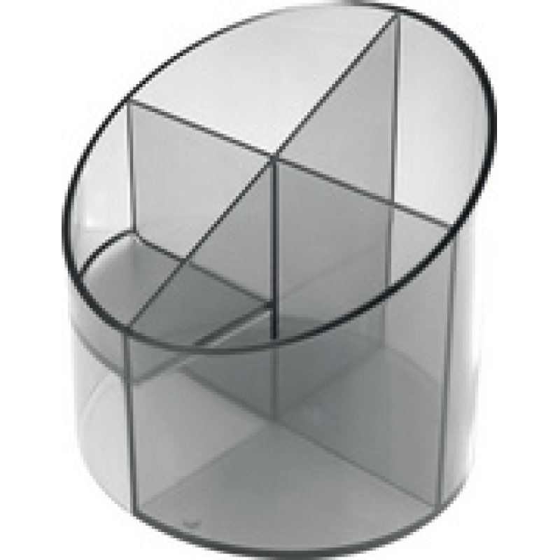 helit Pot multifonction "the cross", 4 compartiments, rouge